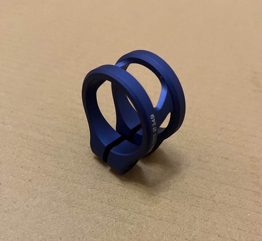 зажим ethic sylphe 34.9 blue