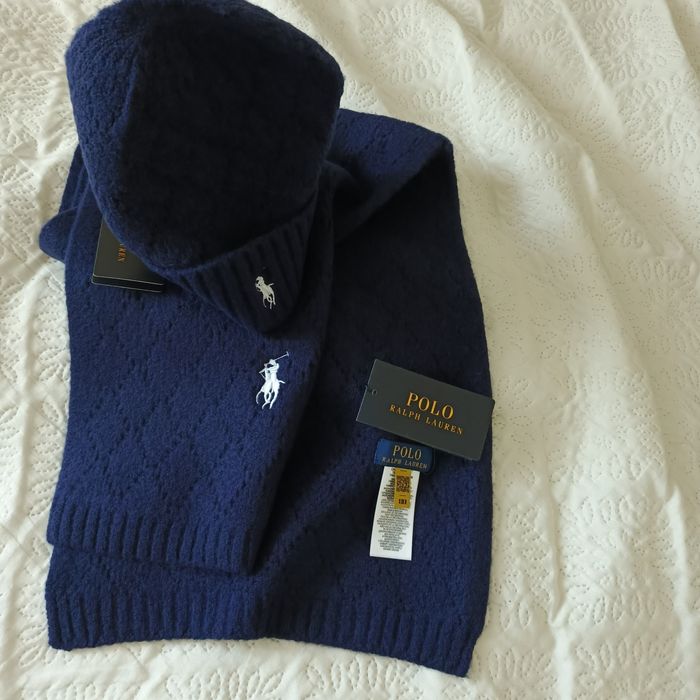 Polo Ralph Lauren komplet zestaw szalik i czapka
