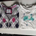 Sweterek Justice oraz  nowy T-shirt Gap roz 10