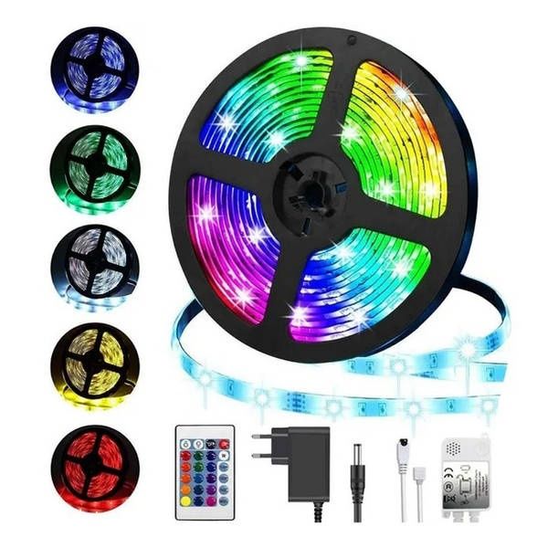Rgb 5050 лента от usb с пультом светодиодная лента