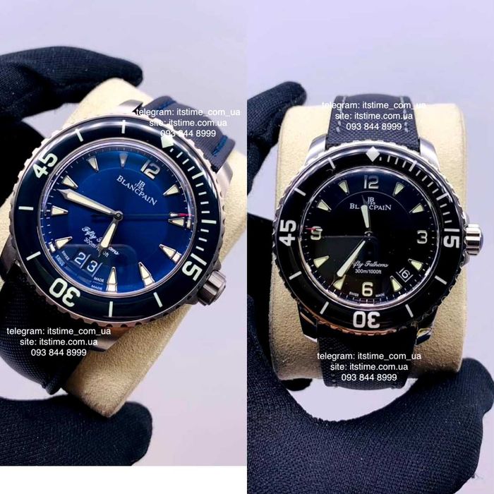 Годинник Blancpain Leman Aqua Lung / fifty fathoms / Bathyscaphe