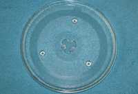 Talerz do mikrofali 27 cm szklany talerz do mikrofalówki 27 cm