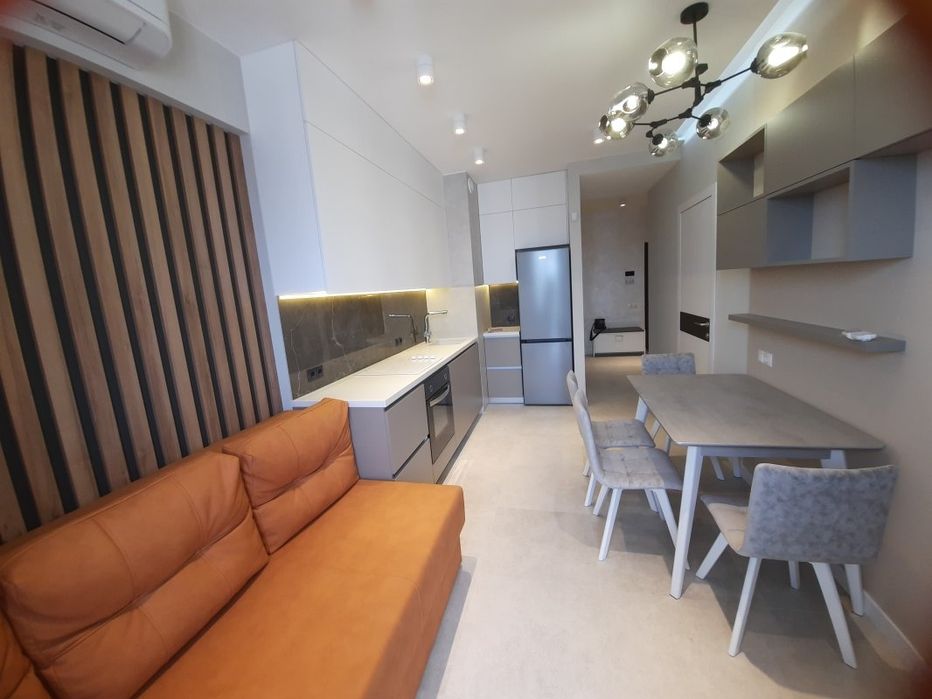 Кухня - студия и спальня в ЖК " Лимнос"/ Педагогическая