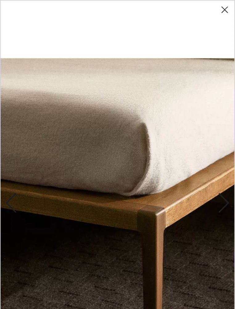 Lozko Zara Home i materac Ikea kupiony 3 miesiace temu!
