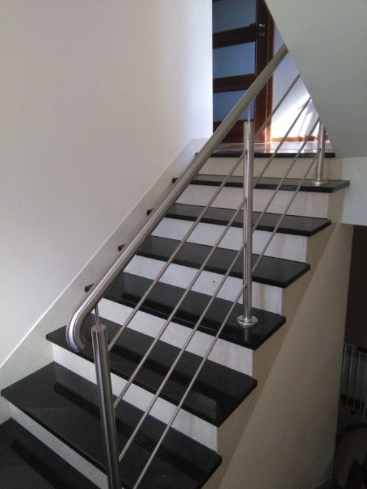 Balustrady nierdzewne barierki inox nierdzewka na schody balkon taras