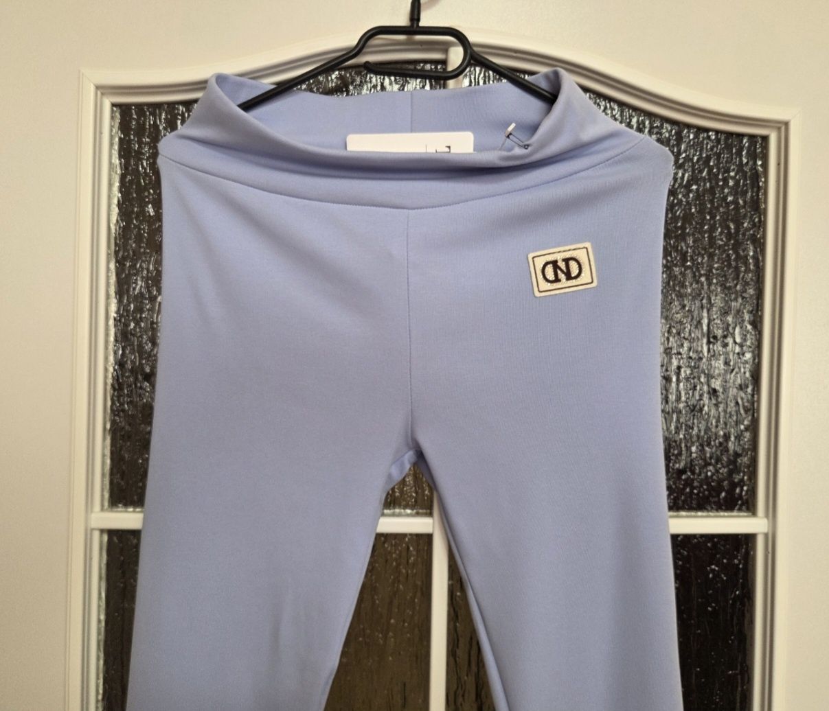 Legginsy Damskie Niebieskie L/XL 32