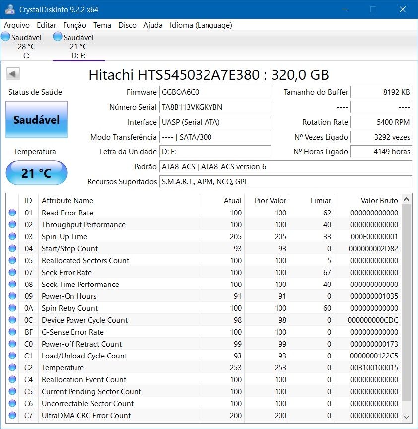 Disco HDD Slim 3,5” Notebook/PlayStation