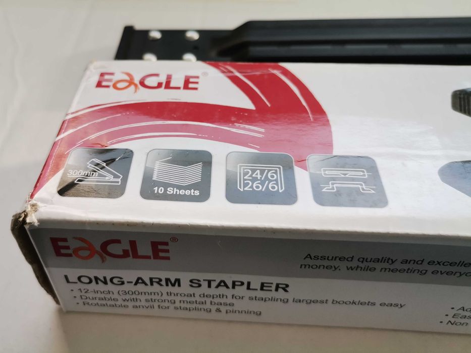 Agrafador com braço longo