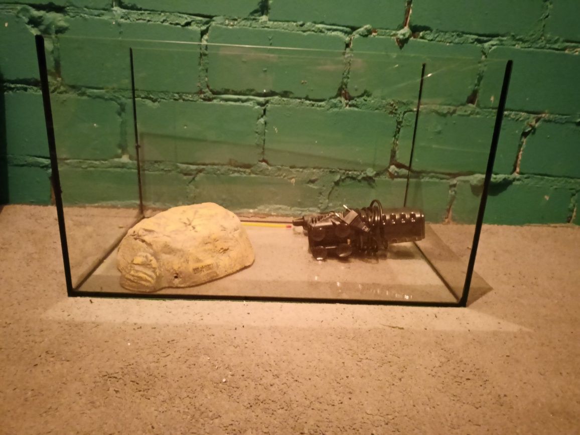 Akwarium z osprzętem polecam !