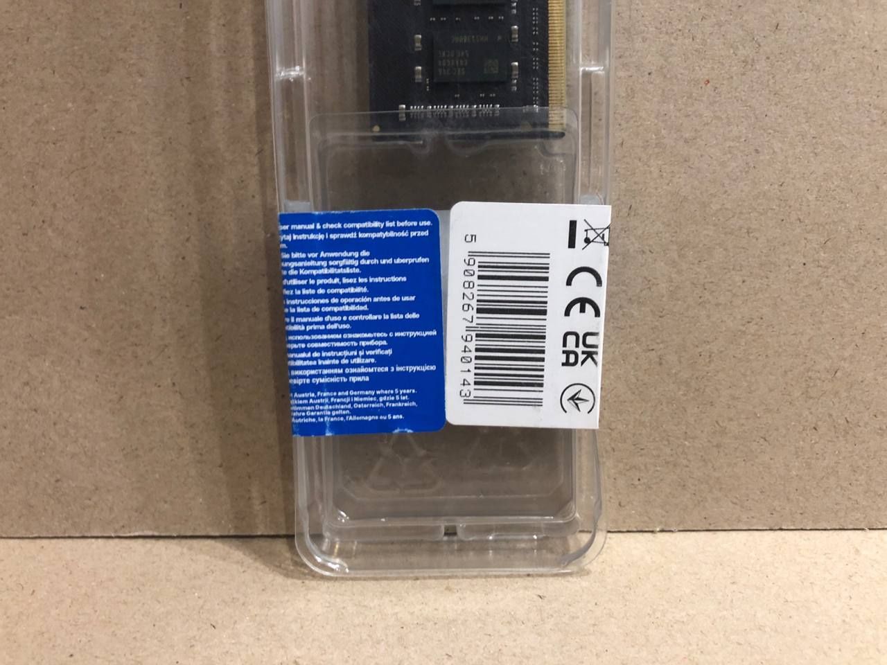 Оперативна пам’ять Goodram SODIMM DDR4-2400 8192MB PC4-19200