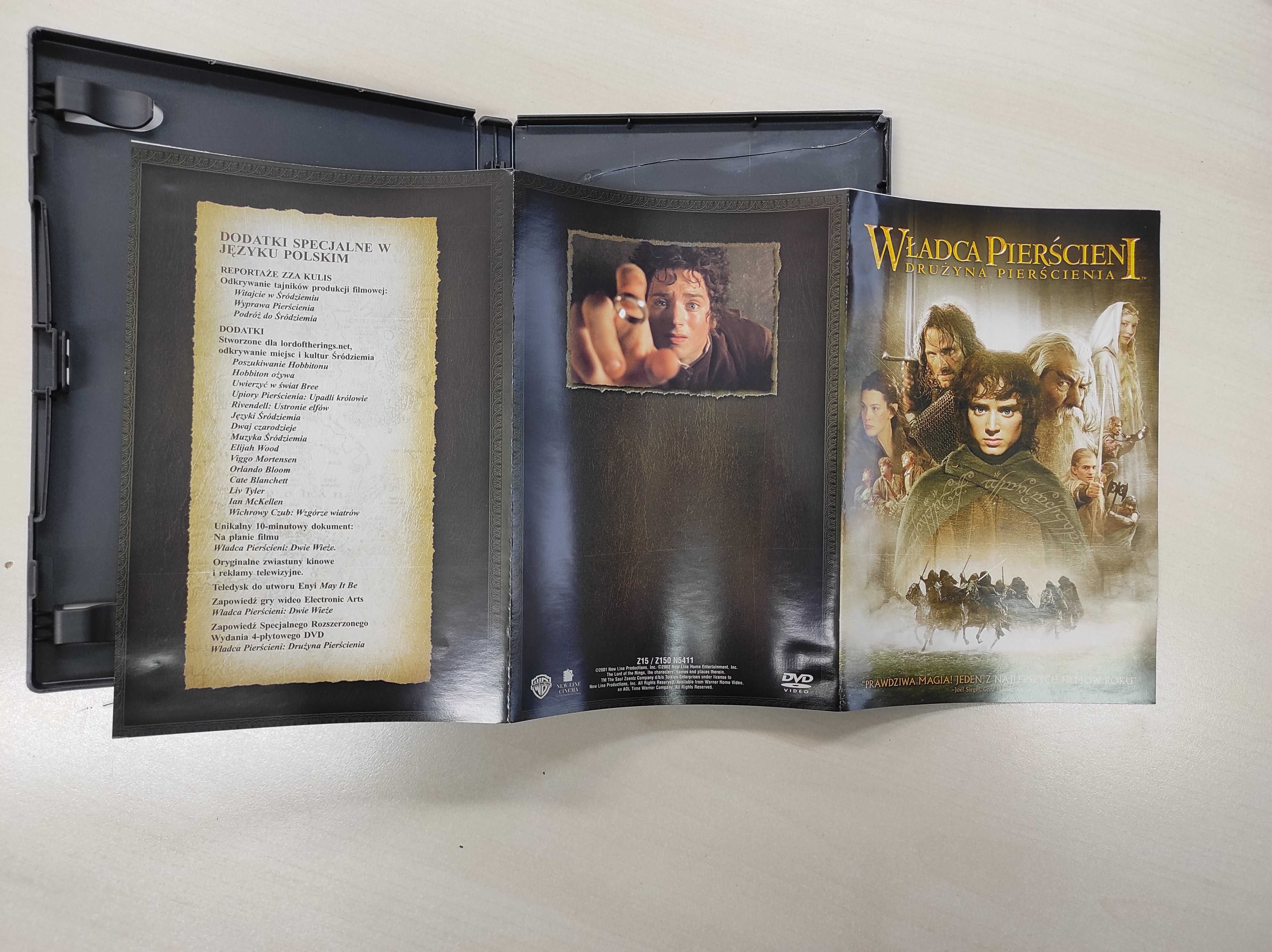 Film Władca Pierścieni. Drużyna Pierścienia DVD - PL