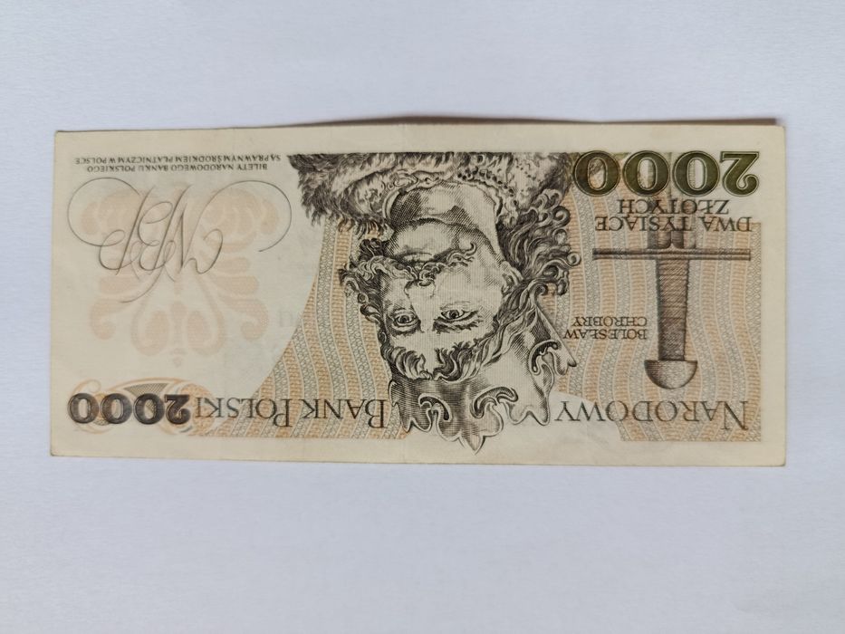 Banknot 2000 złotych 1977rok seria B