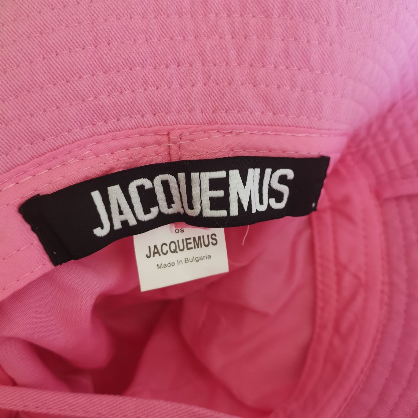 Jacquemus różowy kapelusz bucket hat czapka