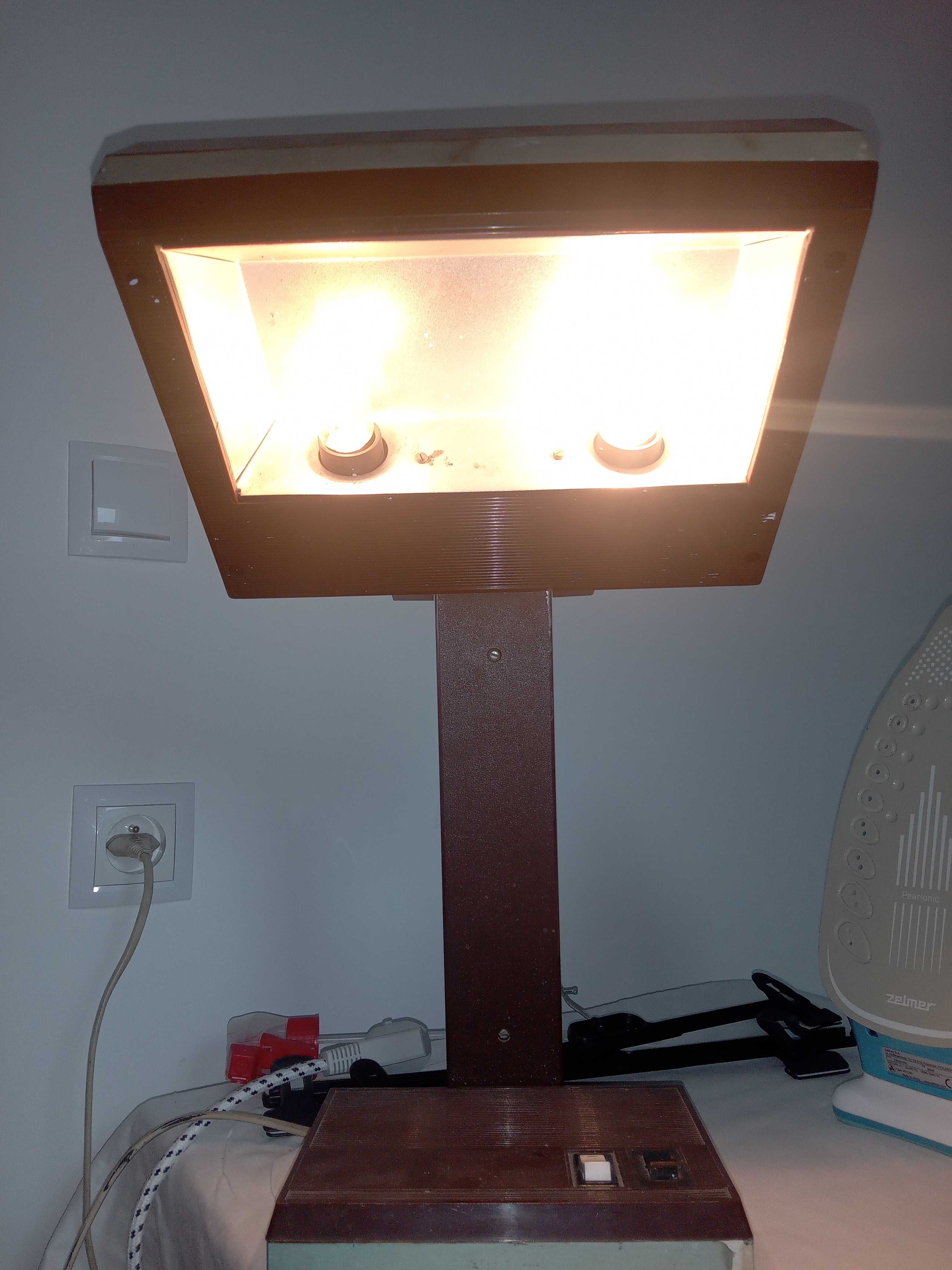 Lampa biurkowa PRL Polamp