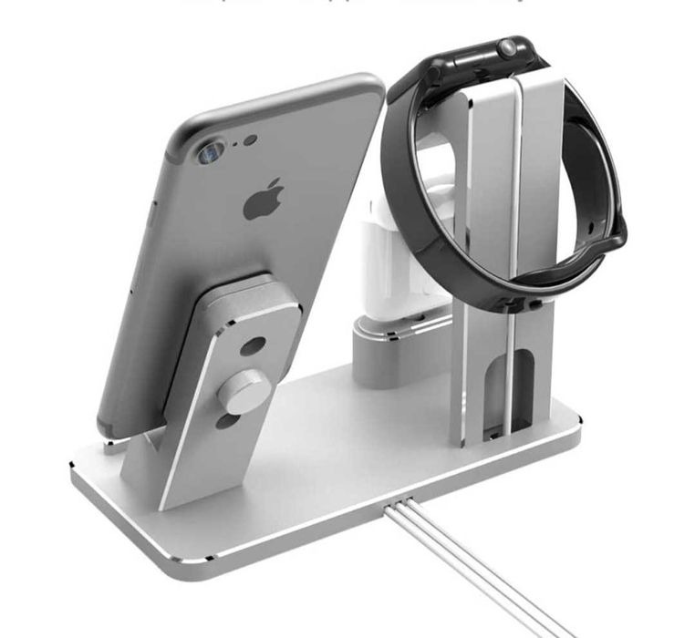 Підставка для зарядки 3 в 1 для Apple Watch iPhone