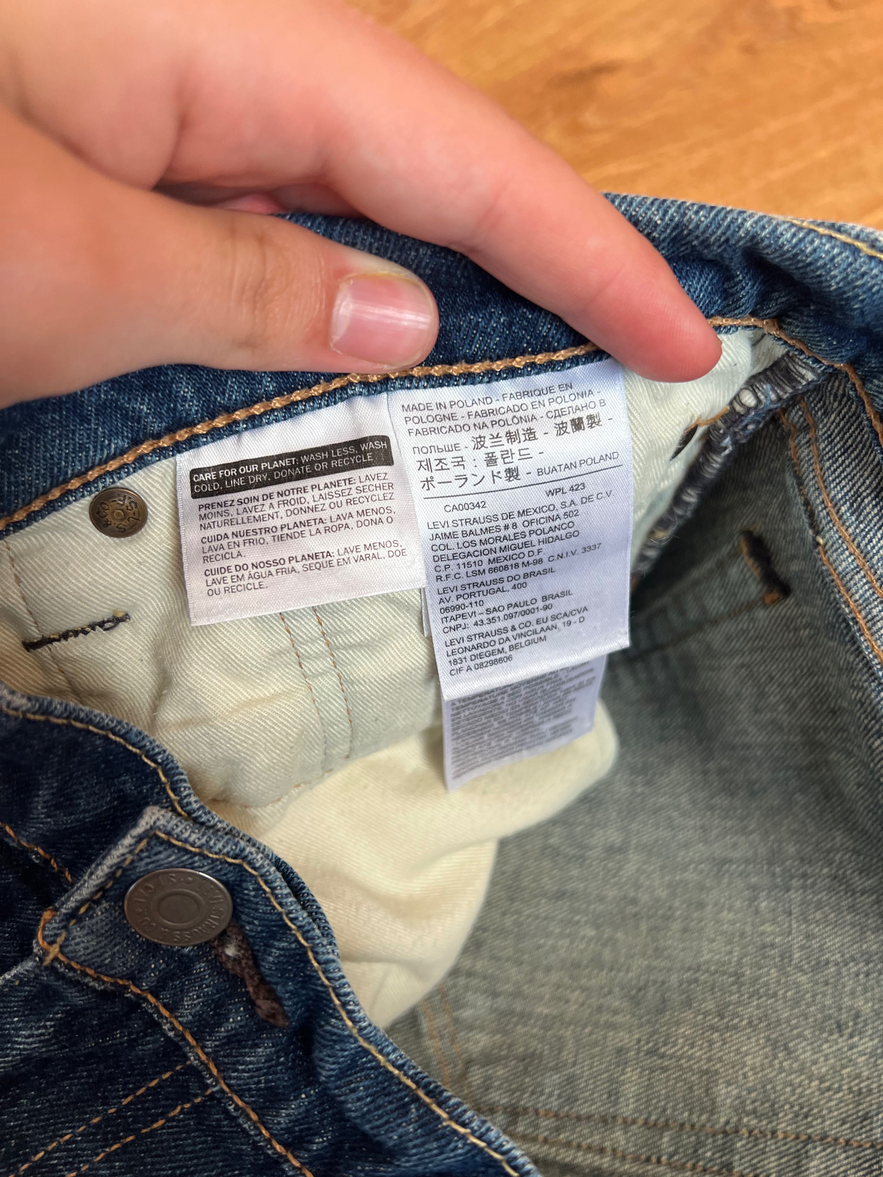 Джинсы Levis 504 501 511 Оригинал