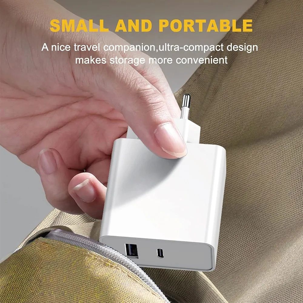 Ładowarka 65W Fast Charger USB-C USB-A B933