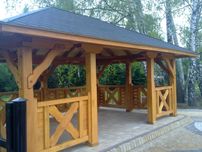 Altana drewniana Altanka ogrodowa 4x6 meble ogrodowe