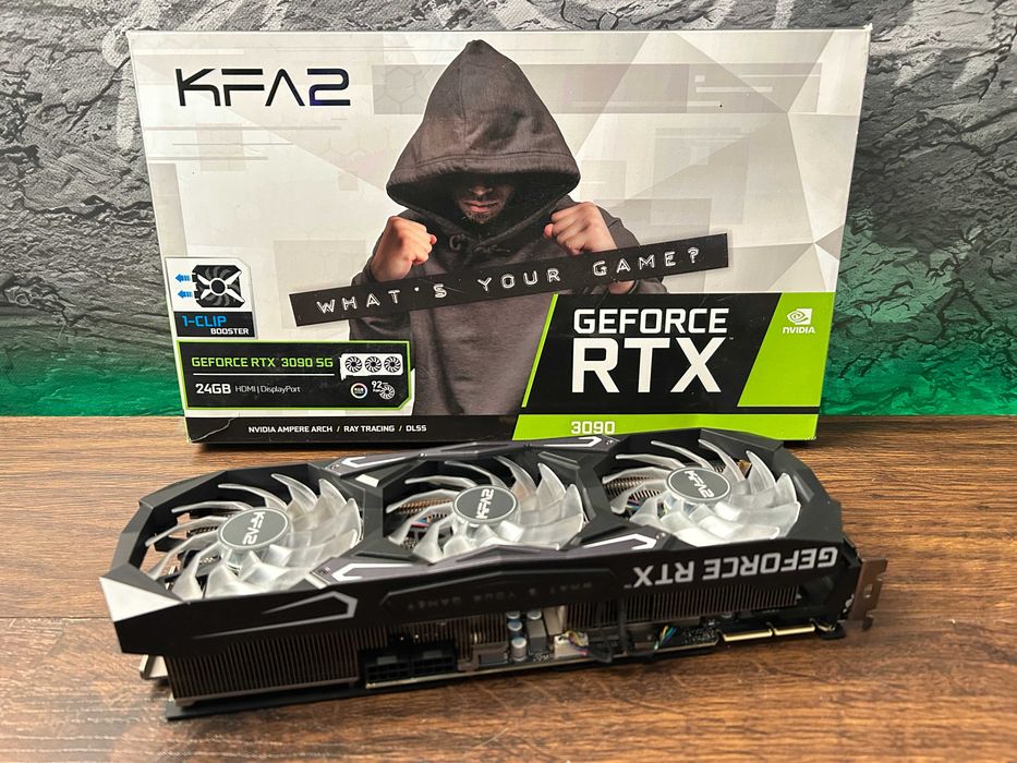 Видеокарта RTX 3090 24GB KFA2 SG 1-Click OC (39NSM5MD1GNK)
