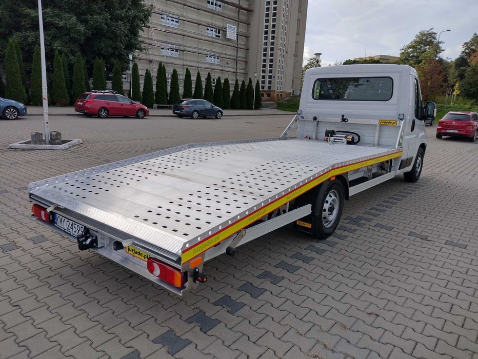 Wynajem Wypożyczalnia laweta autolaweta 2LETNIA fiat duc., ład. 1550kg