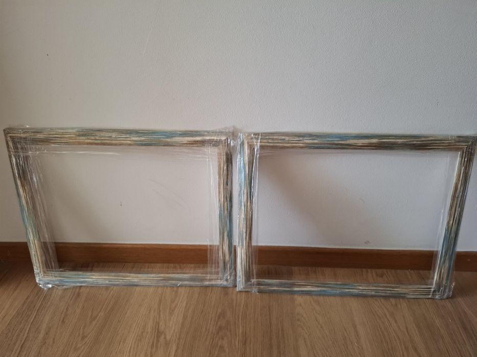 2 molduras de madeira usadas