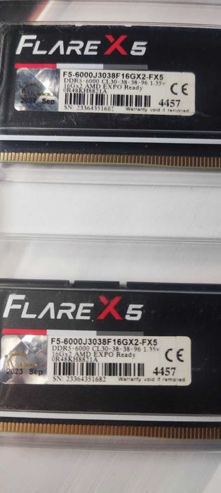 G.Skill Flare X5 DDR5 32Gb 6000MHz (2x16GB) CL36 CL30