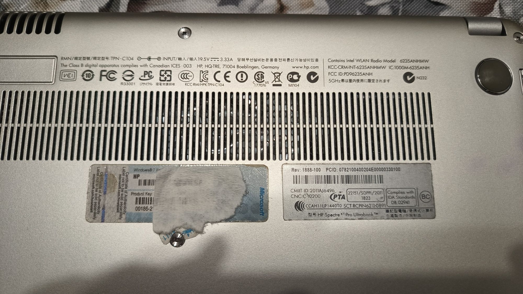 HP Spectre XT Pro ultrabook