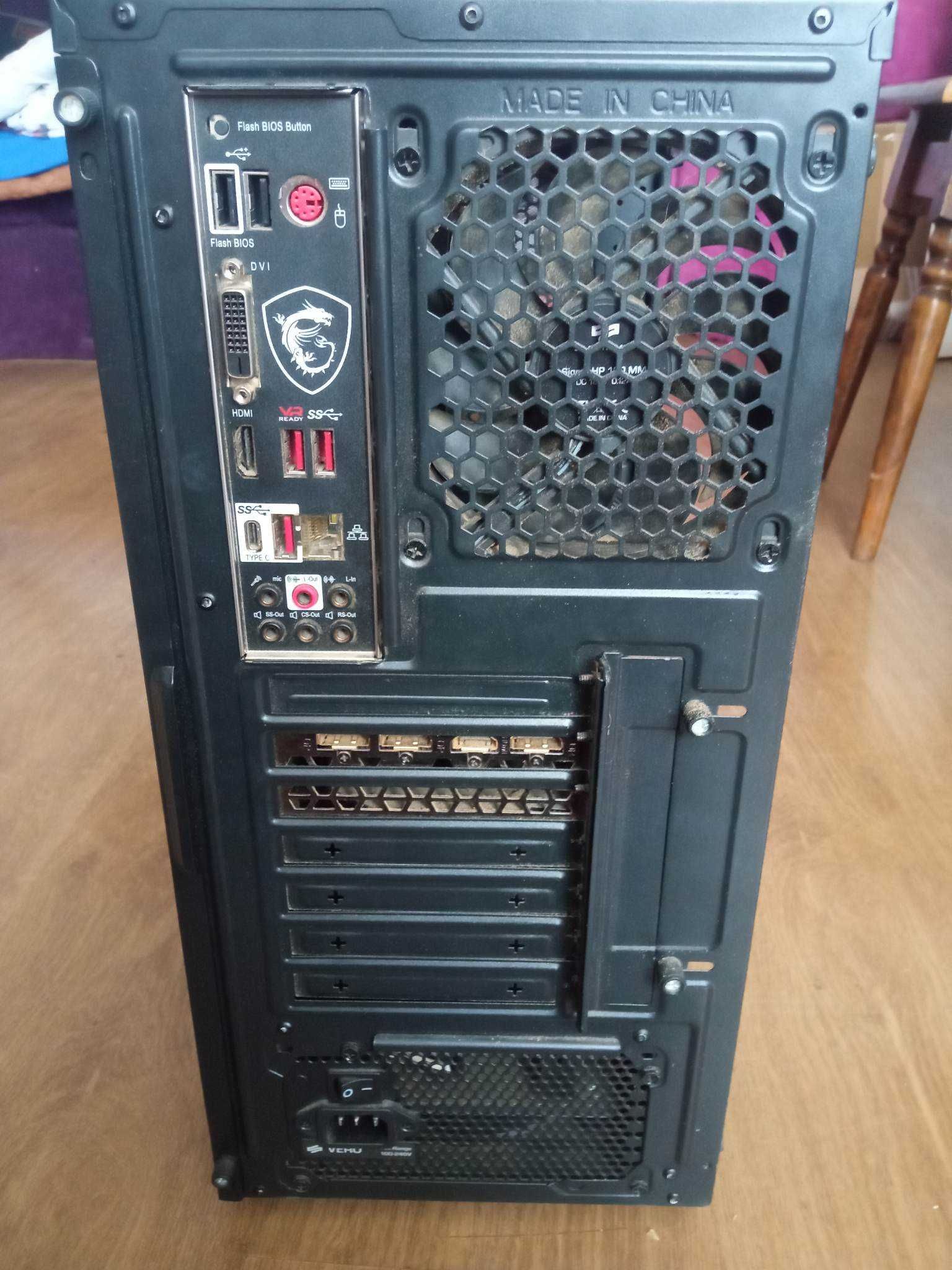 Komputer GAMINGOWY NVIDIA GTX1660 6GB AMD Ryzen 5 2600 B450 Tomahawk