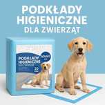 Podkłady higieniczne dla psów 100 sztuk 60x60 cm