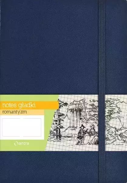 Notes A5 Gładki Romantyzm Granatowy ANTRA. Antra. Nowy Produkt