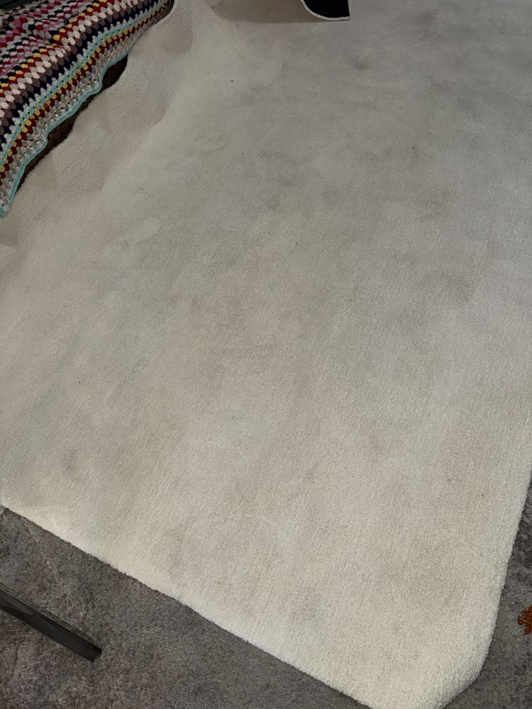 Tapete pelo curto, branco ikea