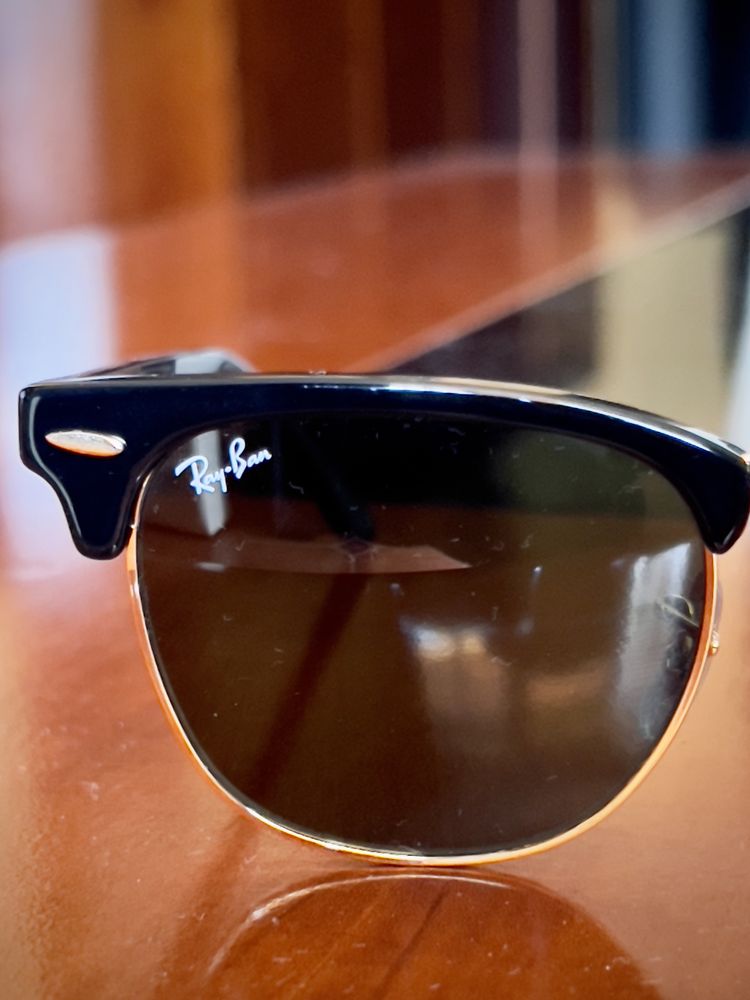 Óculos de Sol Ray-Ban Clubmaster Classic RB3016 - Preto