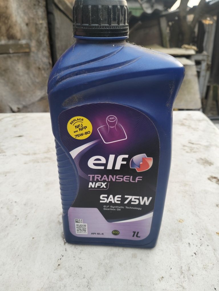 Масло трансмісійне elf sae 75w