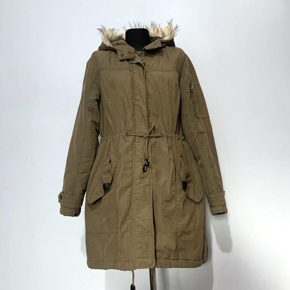 Wiosenna kurtka parka khaki plus size 42 44 Okay