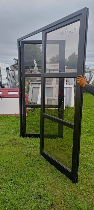 Drzwi aluminiowe używane z.emiec super stan dostawa gratis cał