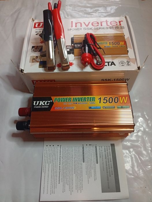 преобразователь напряжения (инвертор) UKC Power Inverte 1500w