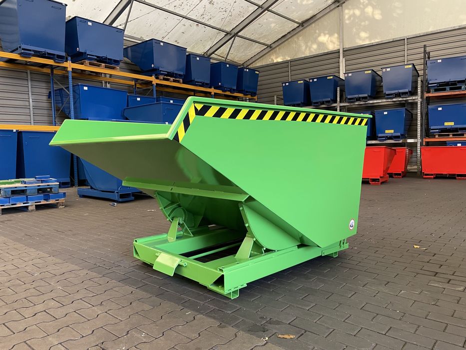 Wywrotka uchylna / Pojemnik do widlaka / Kontener na trociny - 1500L