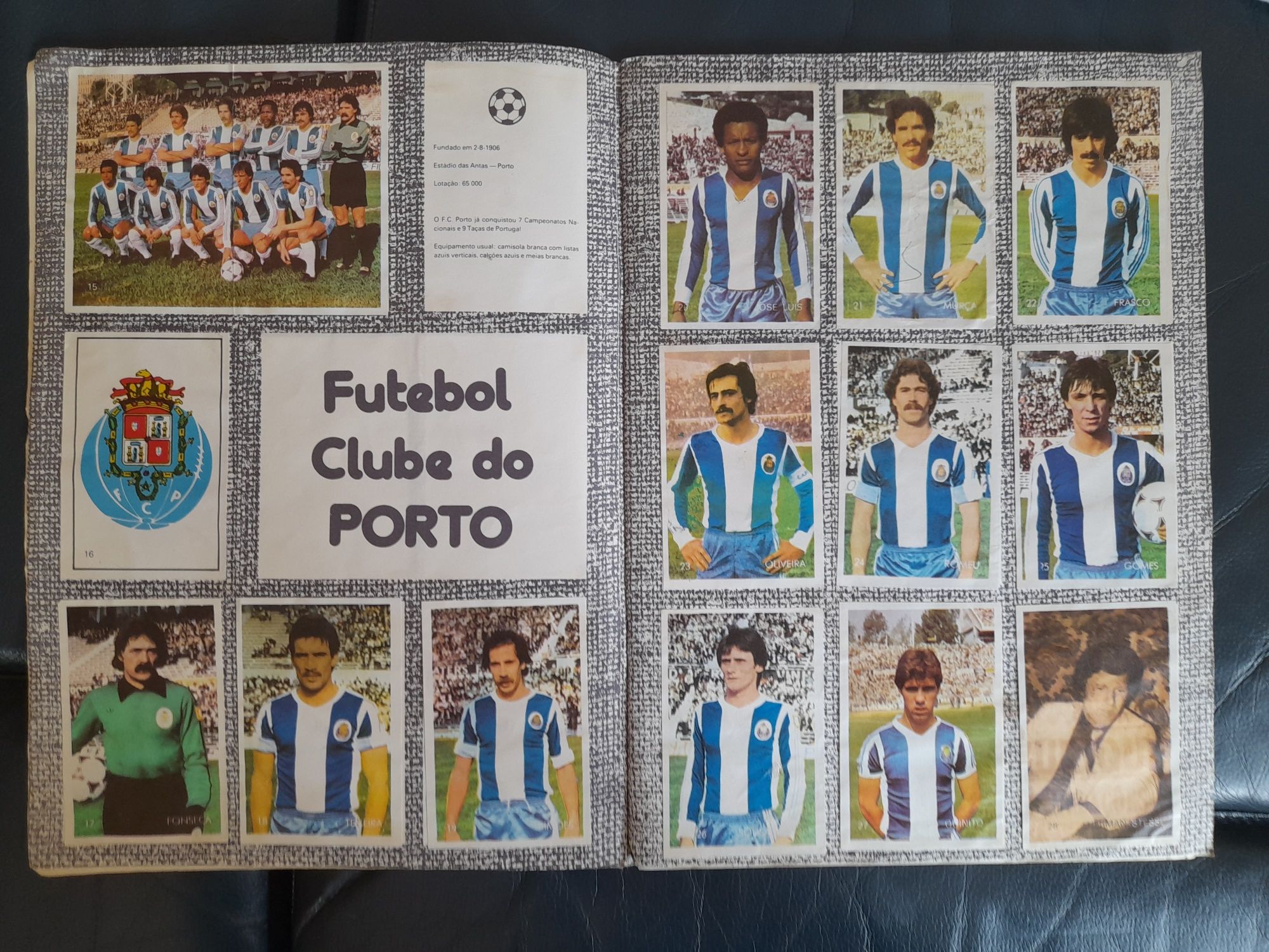 Caderneta futebol 80/81