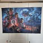 Baldur's Gate cloth printed poster 100x64cm