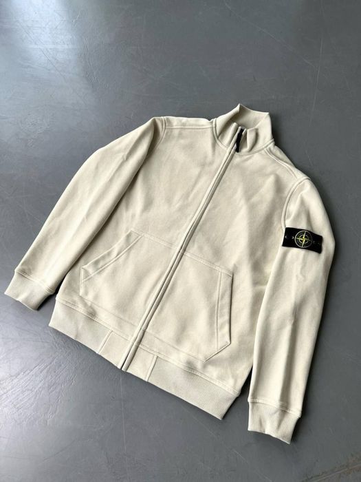 Чорна casual олімпійка на змійці Стон Айленд Stone Island Кофта Стонік