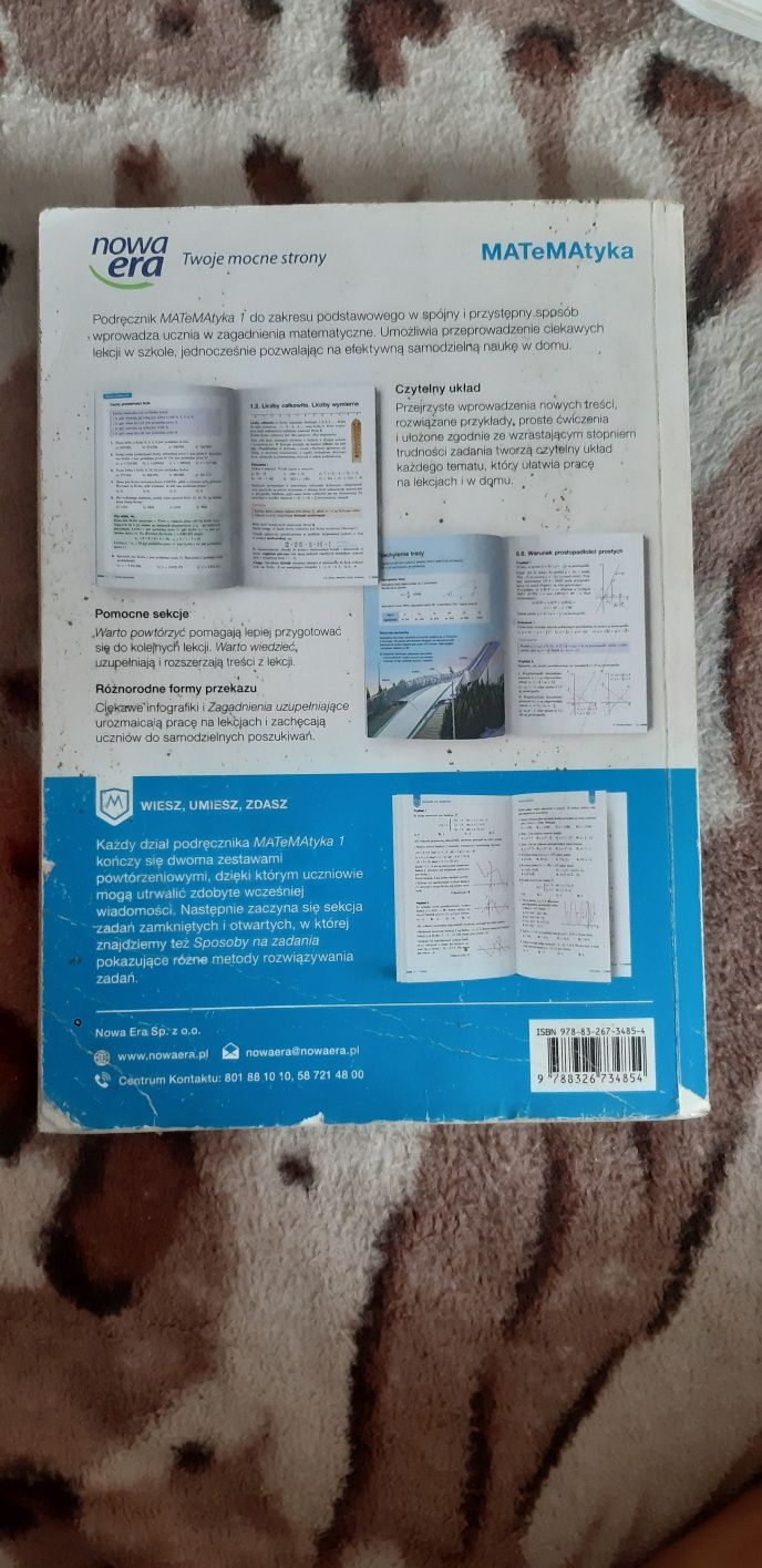 Podręcznik do matematyki 1