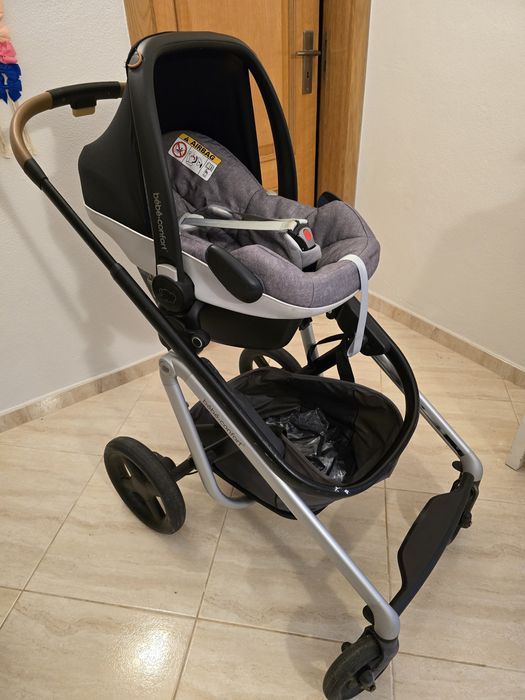 Carrinho de bebe completo + Nex to Me da Bebe comfort como novo
