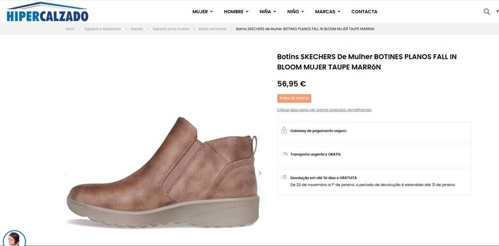 Skechers Lovely Vibe botas mulher Tam:40 (1623)