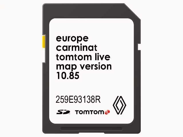 Карты навигации 2024 - Renault Carminat Live - Megane Laguna Koleos