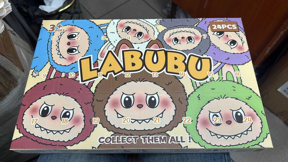 Kalendarz adwentowy figurki labubu dla dzieci