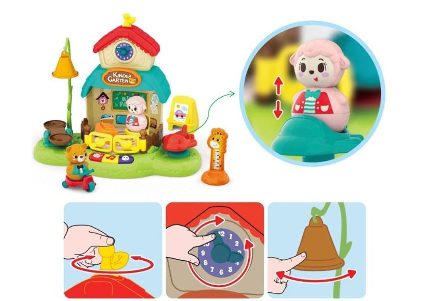Музична іграшка Hola Toys інтерактивний будиночок Дитячий садок