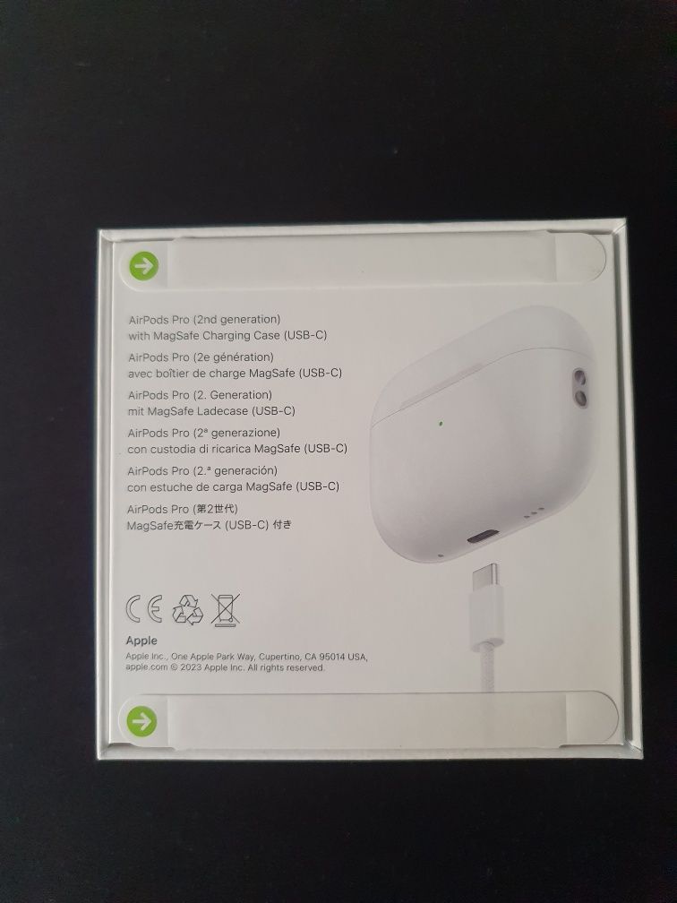 AirPods Pro (2nd generation) usb-c

Całkowicie nowe. Pudełko nieotwart