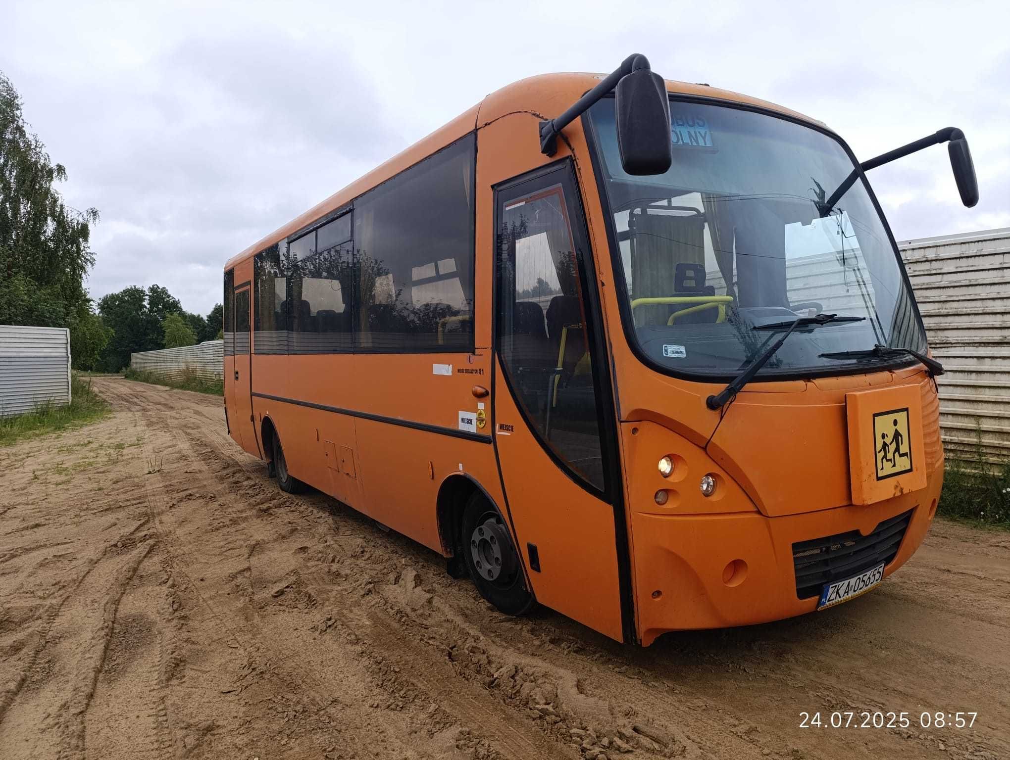 IVECO CACCIAMALI , 2008 r 41 miejsc , autobus szkolny