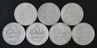 монета 15,20 копеек 1923,1924,1925,1927,1928,1929,1930 года,серебро