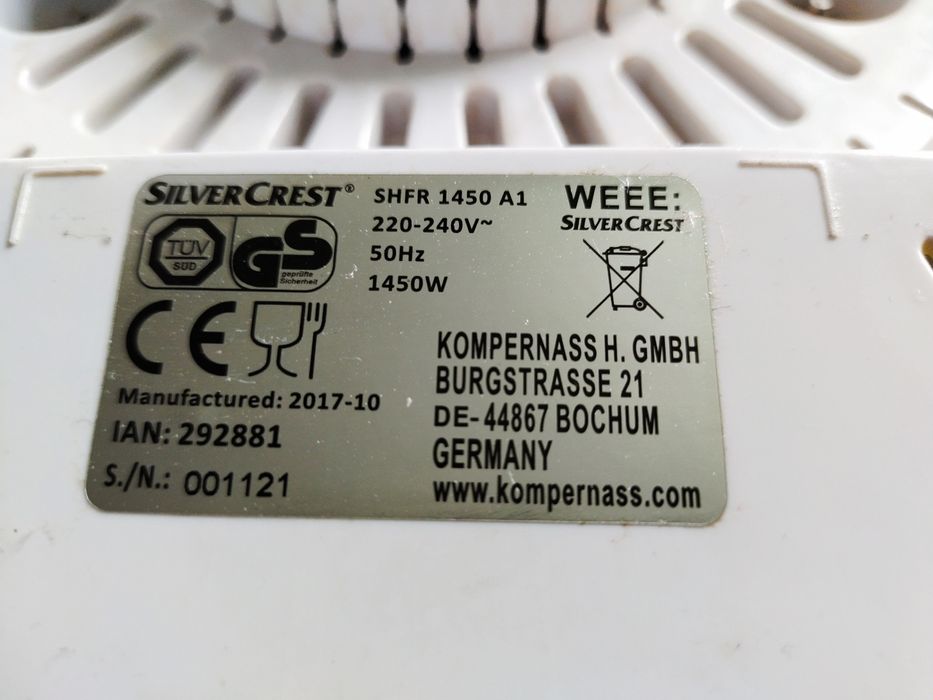 Frytkownica Silvercrast shfr 1450 a1